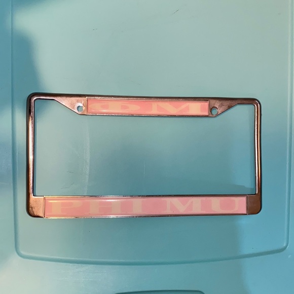 Phi mu license plate - Picture 1 of 2